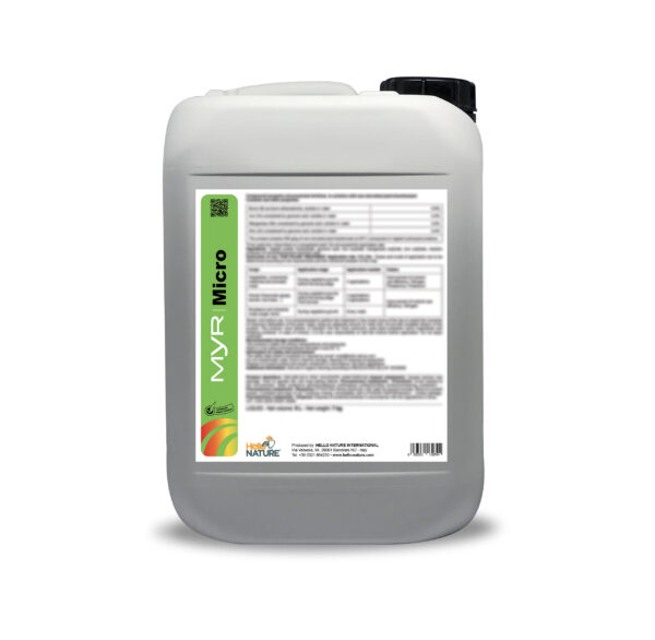 Myr Micro bioestimulante foliar com micronutrientes da Hello Nature