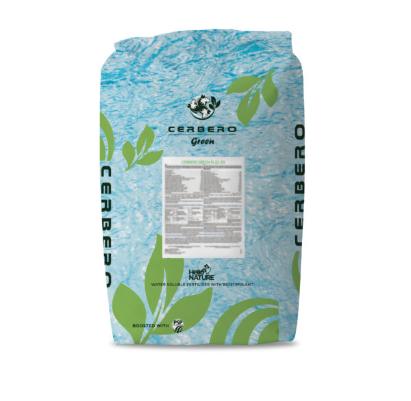 Embalagem de CERBERO GREEN 11-22-30 + 2 MgO – fertilizante solúvel com PSP
