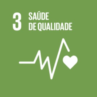 Ícone do Objetivo de Desenvolvimento Sustentável 3: Saúde de Qualidade