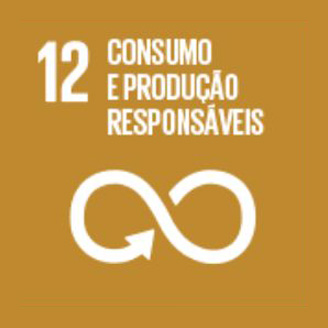 Ícone do ODS 12: Consumo e Produção Responsáveis