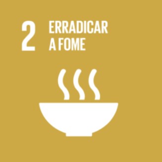 Ícone do Objetivo de Desenvolvimento Sustentável 2: Erradicar a Fome
