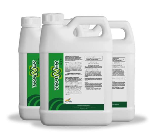 Trainer biostimulant by Hello Nature improves root growth and stress resistance using Plant Stimulating Peptides