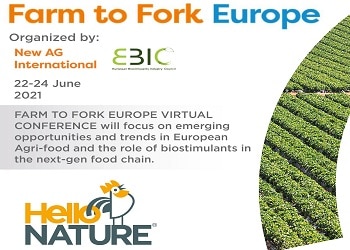 HELLO NATURE sponsor of the FARM TO FORK EUROPE CONFERENCE