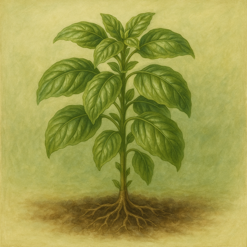 Adaptation of basil to salt stress