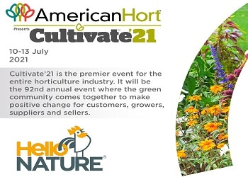 HELLO NATURE exhibitor at Cultivate’21